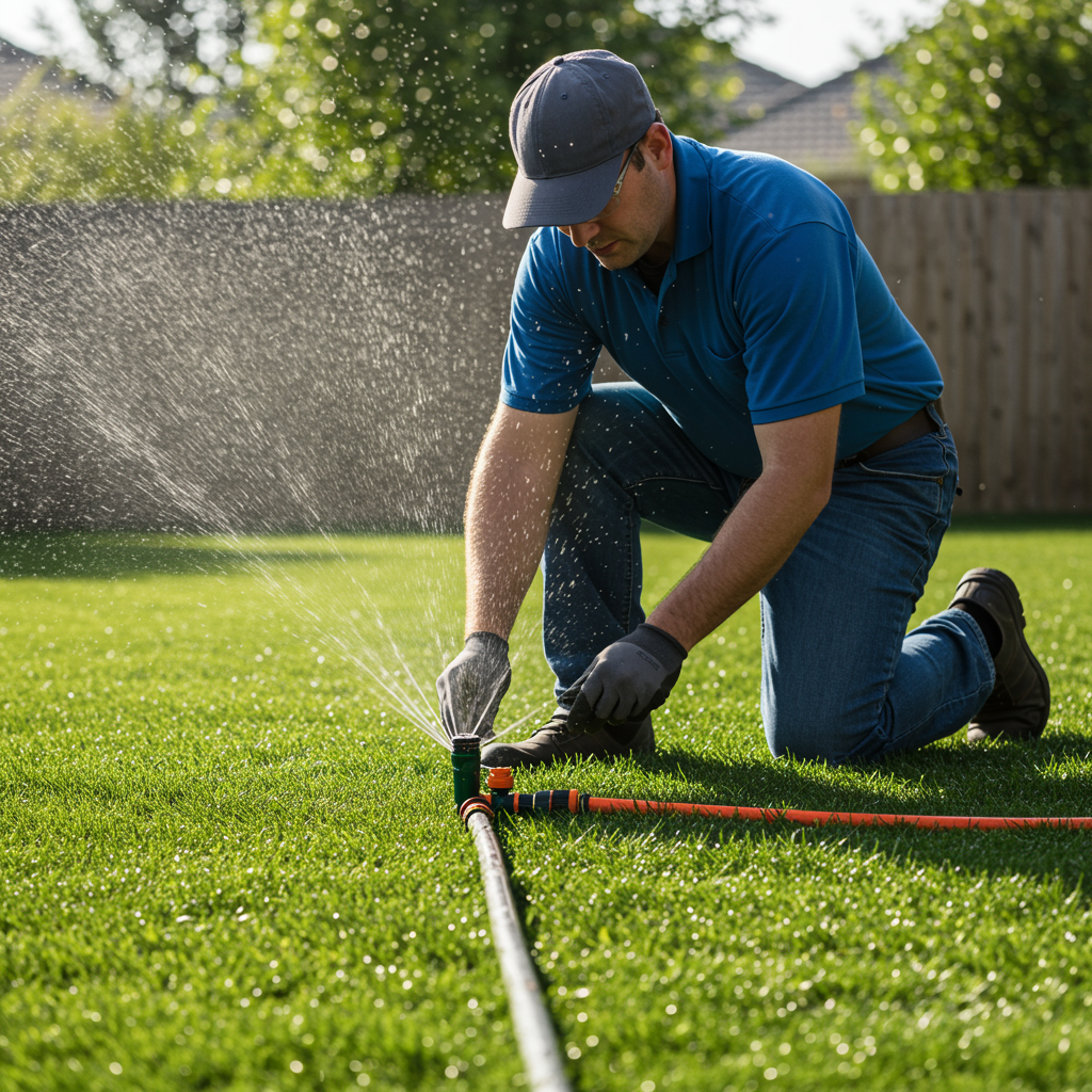 professional irrigation system repair technician k 53541